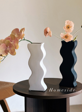 Homeside陶瓷黑白色花瓶