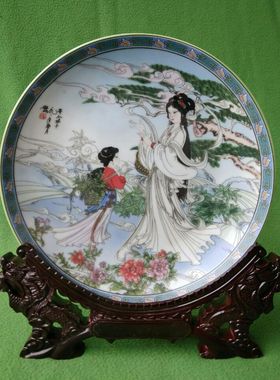 景德镇工艺民间故事西湖娘娘瓷器