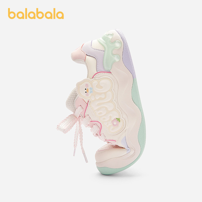 【商场同款】巴拉巴拉童鞋儿童板鞋女童休闲鞋轻便透气2025秋新款,淘宝优惠券,粉丝福利购,淘宝优惠卷