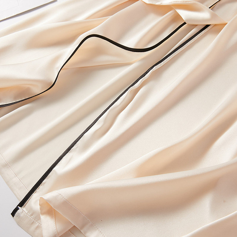 夏季性感冰丝吊带两件套短袖睡裙 妍希服饰睡衣/家居服套装