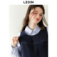 Lechang deep denim blue retro vest doll skirt 24 spring new new A -shaped meat young college wind dress