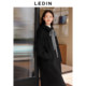 Leding college style pure wool double-sided woolen coat long winter lapel bow woolen coat*