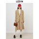 Lecho Academy Style British Suit 2024 Spring New Squirrel Emblem Casual Loose Cuff Striped Coat for Women