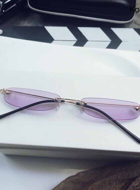 控阁海贼王佳妮法同款装饰眼镜动漫二次元小窄框太阳眼镜嘻哈女