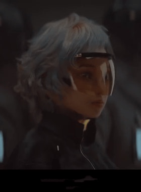 控阁动漫同款遮阳镜防风护目骑行防护面罩个性个性帽檐一体太阳镜