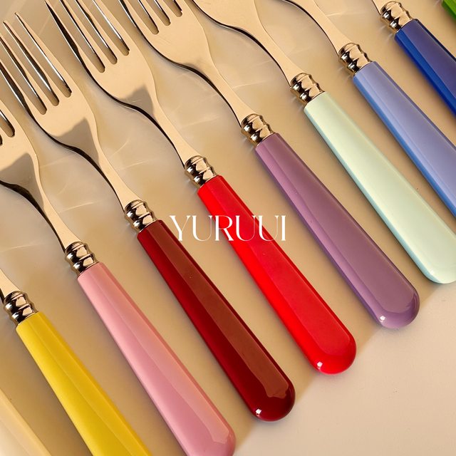 French Capdeco stainless steel tableware three-piece set