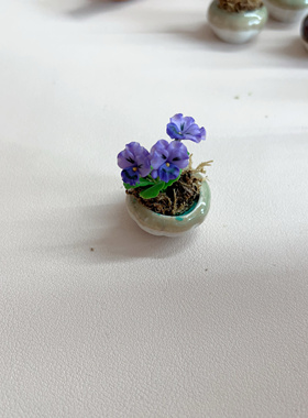 泰国手工迷你仿真盆栽摆件