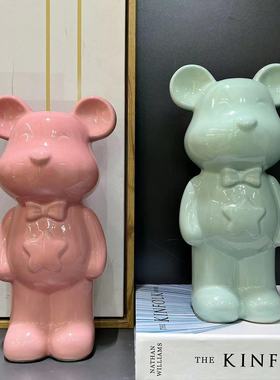 宏赫网红暴力熊酒柜电视柜卧室玄关柜摆件家居装饰品摆件客厅摆件