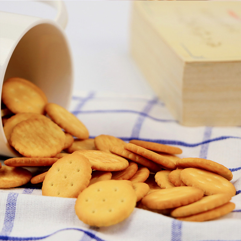 宝龙老厂小奇福饼干做雪花酥饼纽扣 古尚好味道酥性饼干