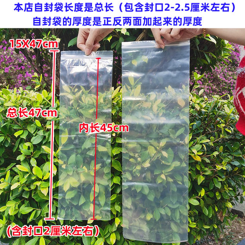 长条型自封袋特殊尺寸透明塑料袋细长形密封袋遥控收纳包装封口袋 - 图2