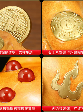 客厅酒柜暴富金蟾铜三足金蟾摆件茶室居家中式旺财聚财工艺装饰品