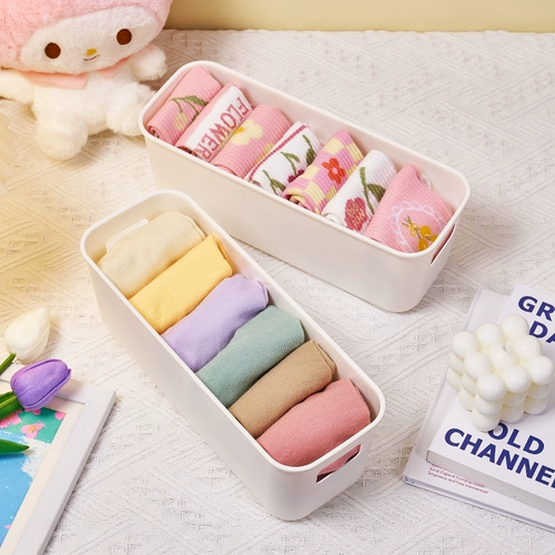 Коробка для хранения носков нижнее белье и нижнее белье Отдельное рабочие столы Сортировка артефакта хранения классификации мусора корзины.