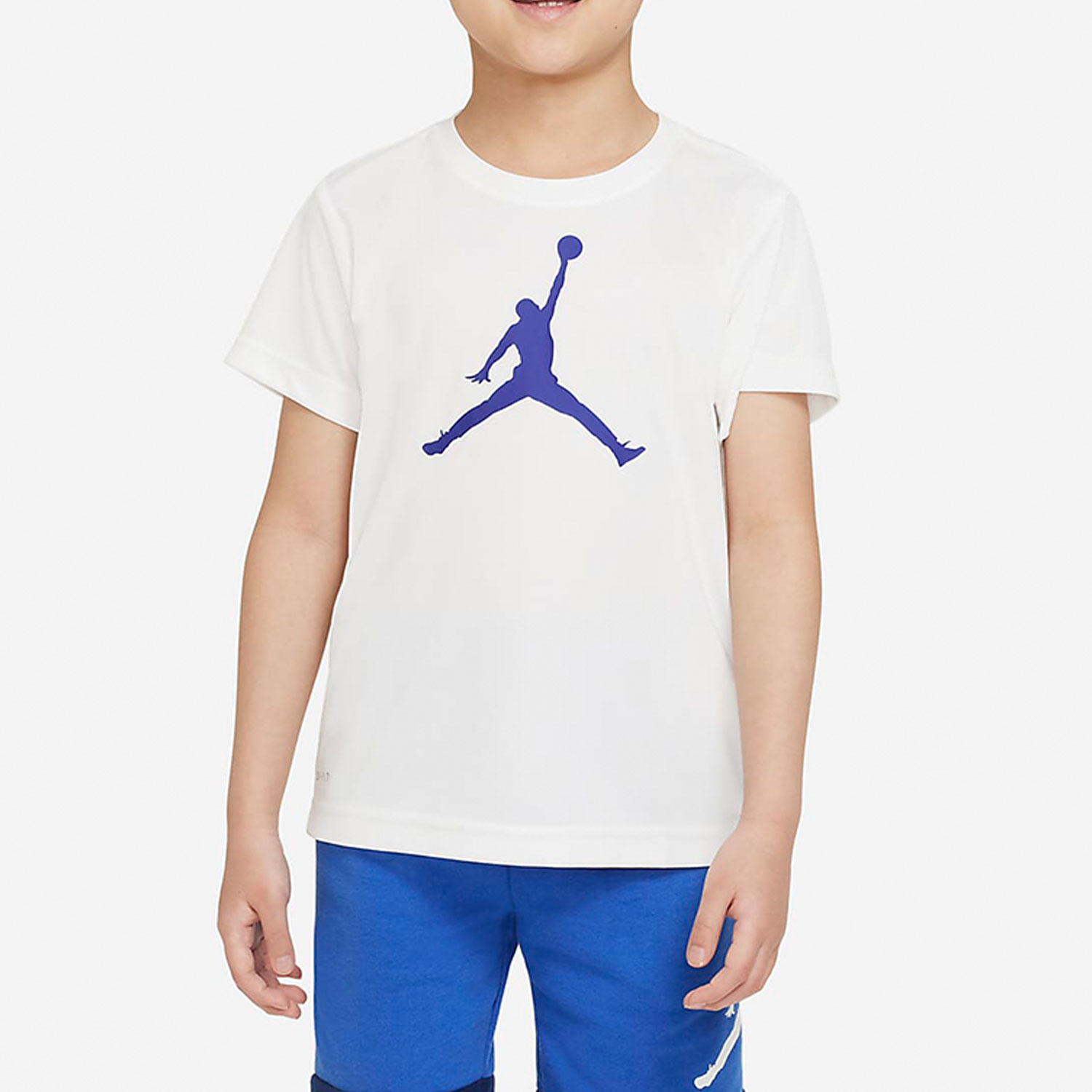 Nike/耐克正品JORDAN DRI-FIT小童夏季运动圆领短袖T恤HA2892-100-图1