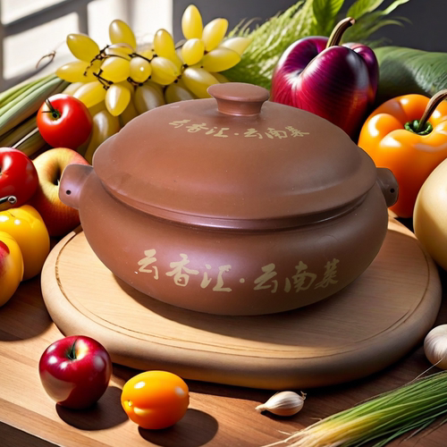 家用商用汽锅陶瓷蒸汽锅云南特色家用汽锅鸡汽锅汤锅 2号草兰汽锅 - 图0