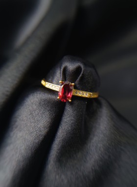 S925纯银女椭圆轻奢原创设计开口