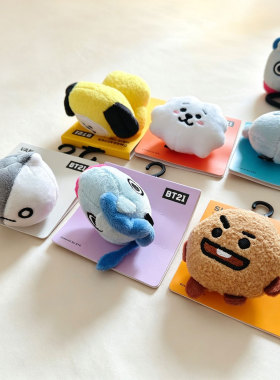 BT21毛绒公仔发绳发圈