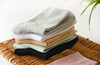 Women's bamboo fiber solid color elastic soft mid-tube socks