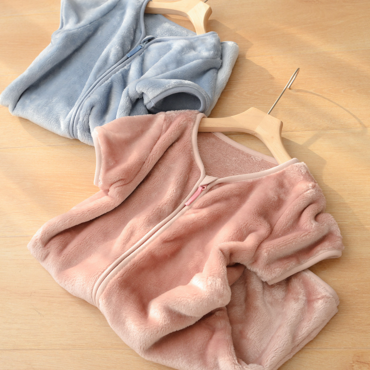 加厚 软绵绵好温暖 儿童短袖绒睡袍 男女童睡袋 防踢马甲被 冬款,淘宝优惠券,粉丝福利购,淘宝优惠卷