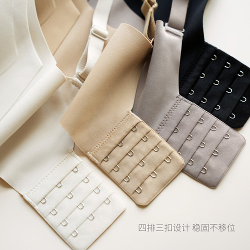 聚拢无钢圈软支撑光面AB杯文胸 女士无痕无侧骨内衣k - 图3