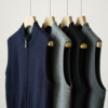 Shuimuliangpin men's layered commuter wool vest