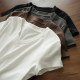 EcoCos ແມ່ຍິງຄໍ V ແຂນສັ້ນສັ້ນບ່າ T-Shirt Summer
