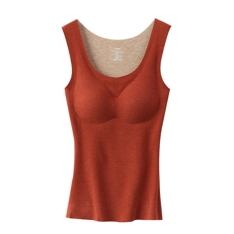 300g女士含羊绒蚕丝BRA背心 无痕随心裁 恒温保暖打底衫 免穿文胸,淘宝优惠券,粉丝福利购,淘宝优惠卷