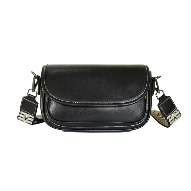 ຊັ້ນທໍາອິດ cowhide retro crossbody bag ຖົງຂີ້ແຮ້ງ່າຍດາຍ