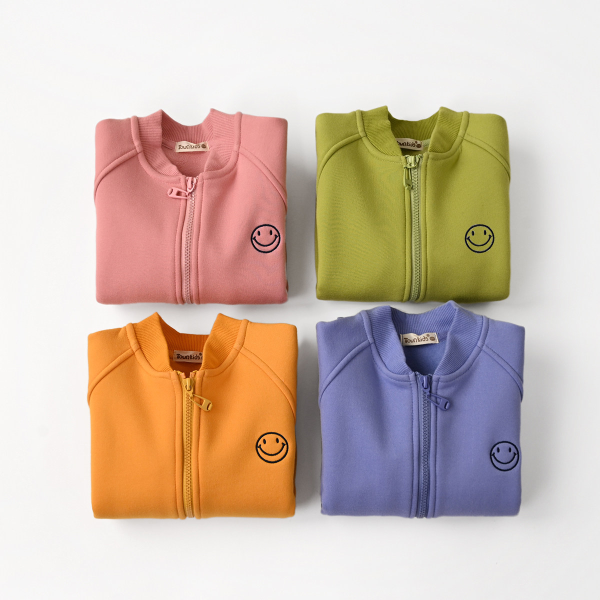 特 儿童加绒棒球服 男女童保暖夹克衫 中大童笑脸外套 秋冬 童装,淘宝优惠券,粉丝福利购,淘宝优惠卷