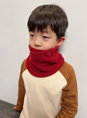 双面摇围脖护颈保暖男女冬小披肩