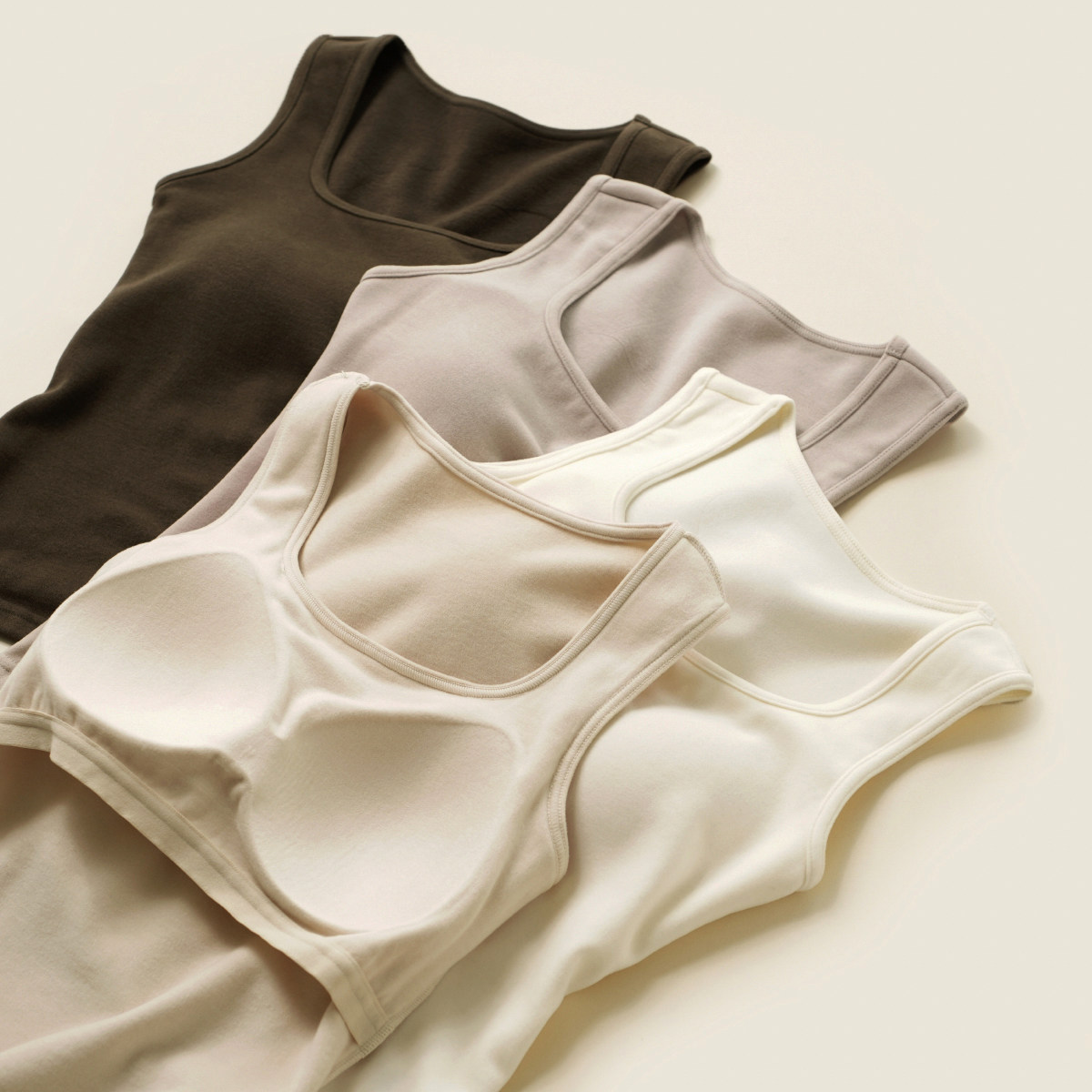 320g免穿文胸 一体bra女士保暖背心 双面绒感U领内搭 秋冬款女装,淘宝优惠券,粉丝福利购,淘宝优惠卷