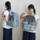 Compressible storage backpack puppy pet bag cat bag
