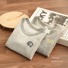 Детская одежда для дома 两件装 儿童纯棉长袖t恤