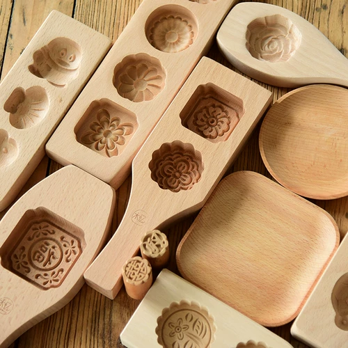 Shandong People's Big Bun плесень луна торт торт запеченная булочка и ручная работа с ребенком