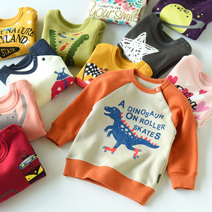 宝宝拉绒长袖衫