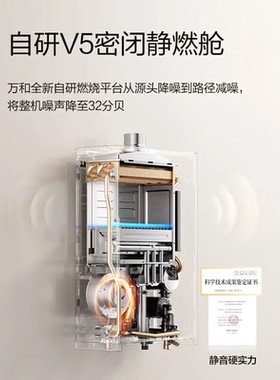 万和安睡洗V9SULTRA一级暖浴启停不冷烫一级节能16升燃气热水器