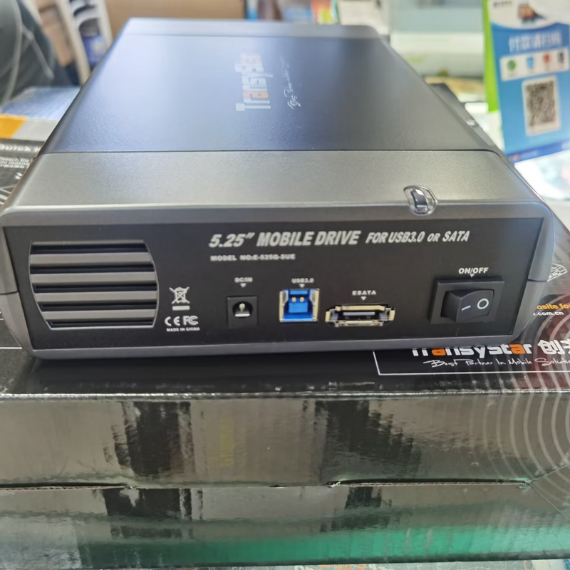 原装日立LG外置16X蓝光刻录机BH16NS55+创齐525QSU3E光驱盒USB3.0 - 图1