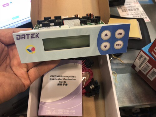 原装DATEK德科U788拖头一拖七光盘拷贝机控制器dvd刻录塔模块SATA - 图0