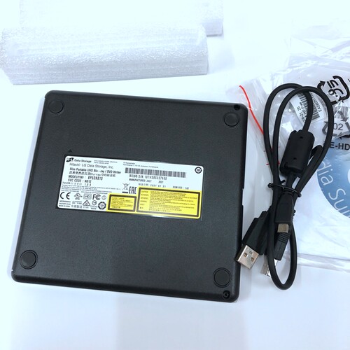 原装HL外置蓝光刻录机4K刻录光驱UHD外挂驱动LG USB外接BP60NB10 - 图1