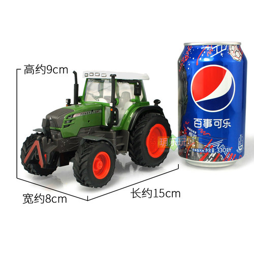 美致合金工程车拖拉机玩具模型 合金拖拉机车模男孩礼品 玩具车 - 图1