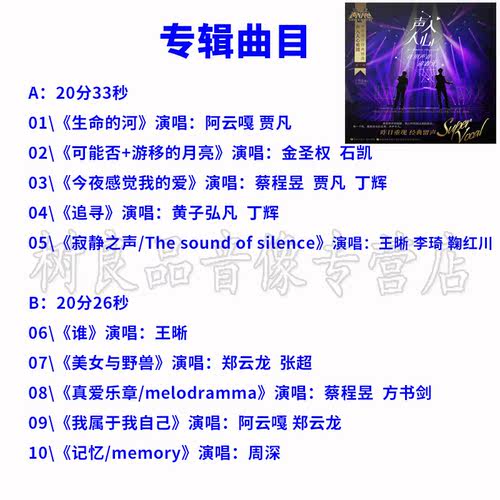 正版 声入人心中外流行经典精选辑 留声机专用LP黑胶唱片王晰周深 - 图3