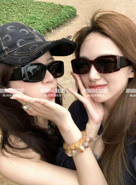 黑金made/高级感~26新款oversized方形凯旋门墨镜偏紫外线太阳镜