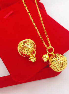 新款转运珠24k仿黄金不掉色宫铃