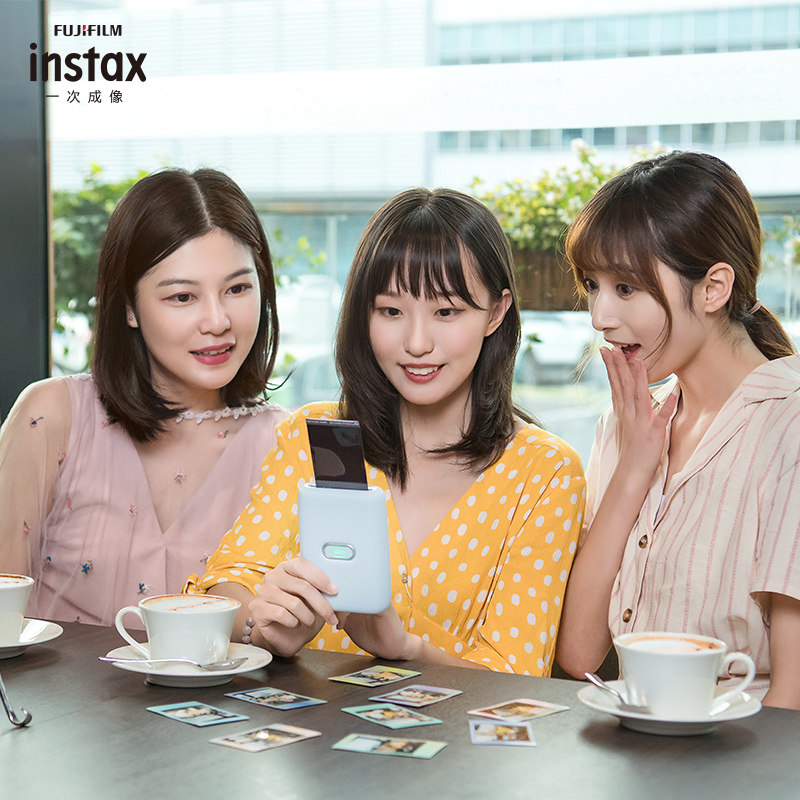 富士link照片小型迷口袋迷你打印机 琼姿天创数码热升华照片打印机