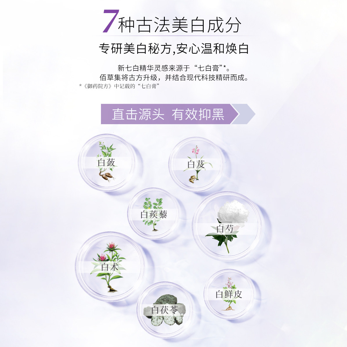 佰草集新七白美白嫩肤露乳液烟酰胺 佰草集乳液/面霜