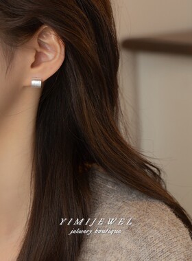 DU家设计拉丝无痛无耳洞耳夹女