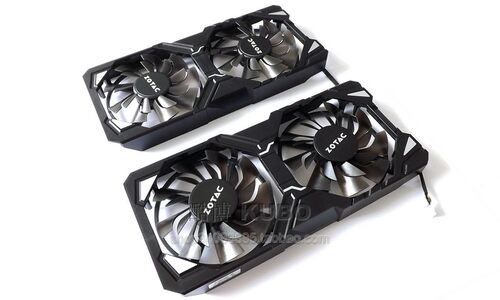 索泰 GTX1060-6GD5毁灭者HA P106-100掘金版 显卡风扇 带外壳 - 图1