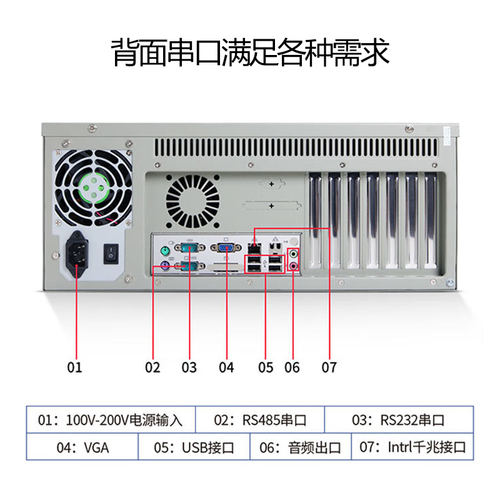 原装正品研华工控机IPC-510610LH工业电脑工控主机上位机4U机箱