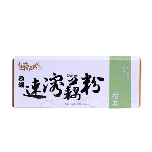 佳藕偶天成河坊街速溶龙井藕粉 杭州特产正宗西湖桂花纯早餐藕粉 - 图3