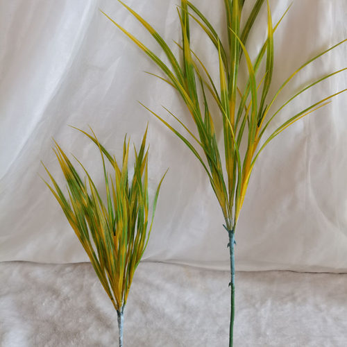 热卖仿真秧苗麦苗塑料假青草特大水草韭菜叶装饰舞蹈禾苗道具稻谷 - 图0