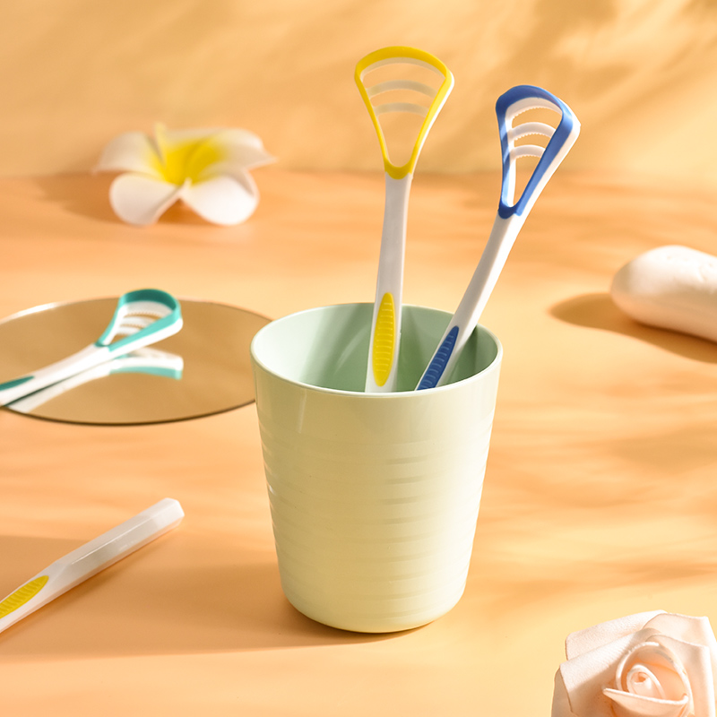 舌苔清洁器牙刷挂舌苔刷去刷刮舌板 联购家居牙刷/口腔清洁工具